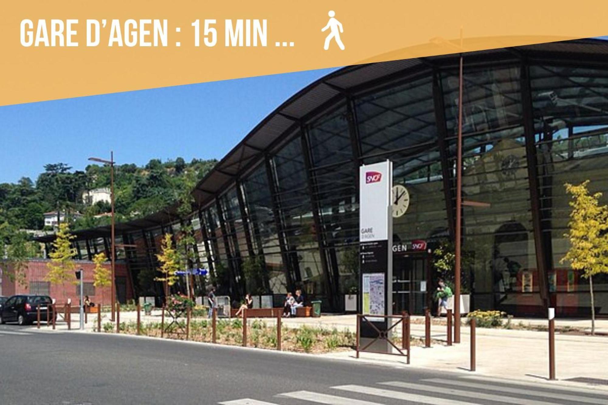Zenitude-T3-Terrasse-Parking Leilighet Agen Eksteriør bilde